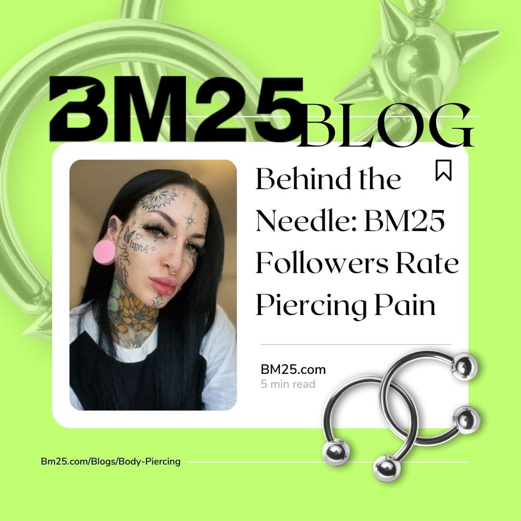 Behind the Needle: BM25 Followers Rate Piercing Pain