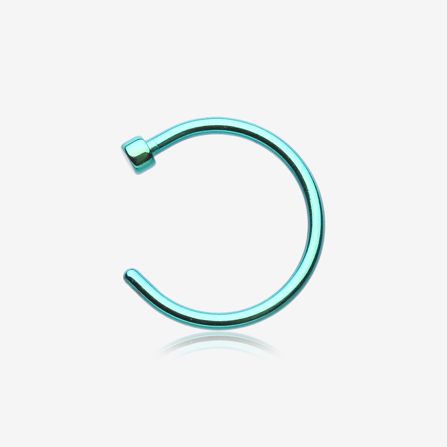 Colorline Basic Nose Hoop Ring-Green