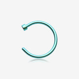 Colorline Basic Nose Hoop Ring-Green