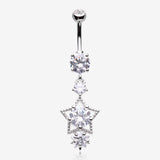 Star Sparkle Shine Belly Button Ring