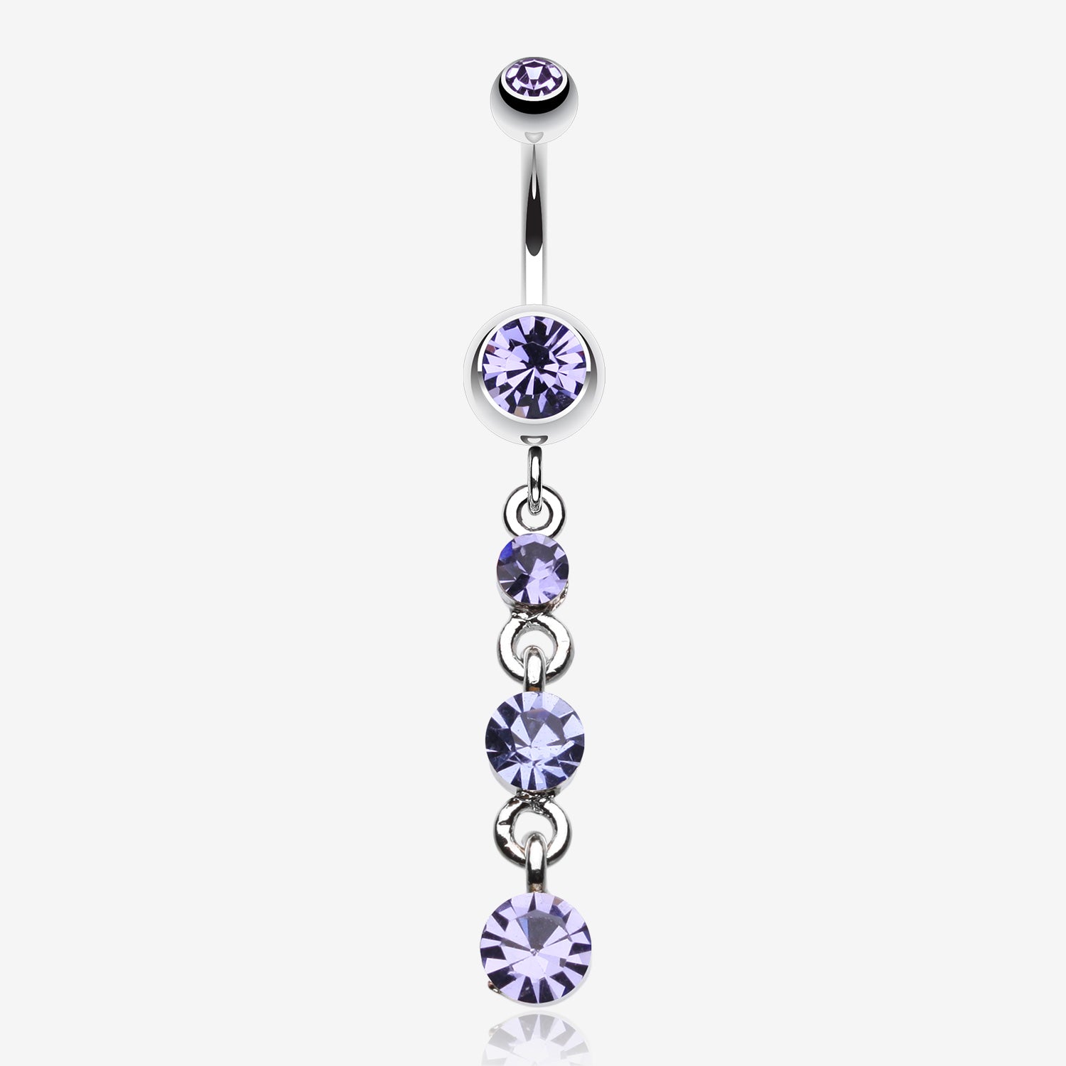 Gems Galore Belly Button Ring-Tanzanite