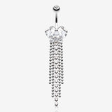 Butterfly Dazzle Showers Belly Button Ring