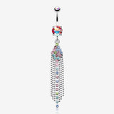 Sparkle Showers Belly Button Ring