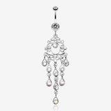 Classic Chandelier Sparkle Belly Ring