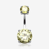 Brilliant Gem Sparkle Belly Ring
