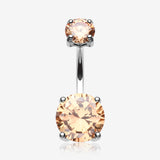 Brilliant Gem Sparkle Belly Ring