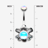 Detail View 1 of Iridescent Revo Ariel's Shell Belly Button Ring