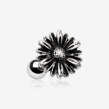 Vintage Daisy Steel Cartilage Tragus Barbell