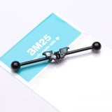 Detail View 3 of Blackline Abalone Night Bat Steel Industrial Barbell