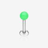 Neon UV Acrylic Ball Top Labret