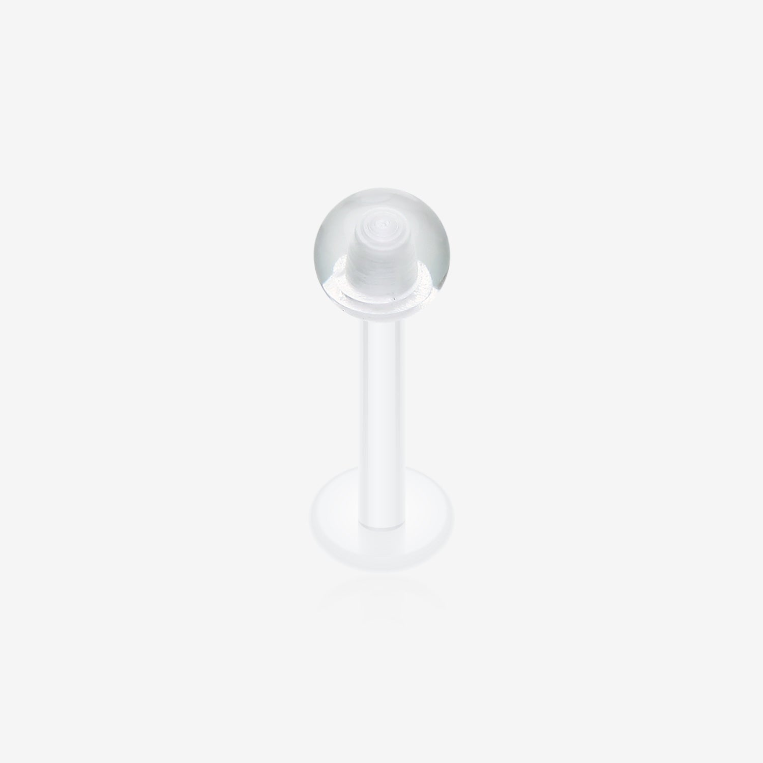 Basic UV Acrylic Flexible Shaft Labret-Clear
