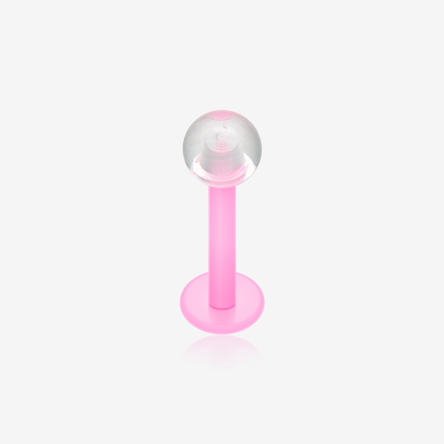 Basic UV Acrylic Flexible Shaft Labret-Pink