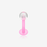 Basic UV Acrylic Flexible Shaft Labret-Pink