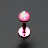 Detail View 1 of Colorline Opal Glitter Shower Dome Steel Labret-Pink