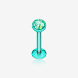 Colorline Opal Glitter Shower Dome Steel Labret