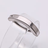 Detail View 1 of Implant Grade Titanium Minimalist Curved Bar Belly Clicker