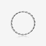 Classic Twist Wire Steel Bendable Hoop Ring