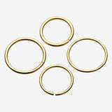 Detail View 3 of Gold PVD Basic Steel Bendable Hoop Ring