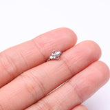 Detail View 3 of Victorian Filigree Aurora Sparkle Bendable Hoop Ring-Aurora Borealis/Clear/White