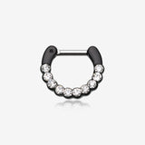 Colorline Glistening Multi-Gem Septum Clicker