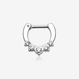 Classic Multi-Gem Precia Septum Clicker