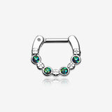 Classic Aurea Sparkle Septum Clicker