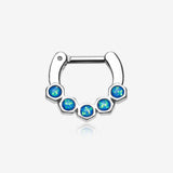 Opal Hexa Gemina Septum Clicker-Light Blue