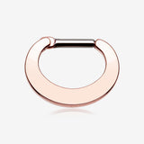 Rose Gold Basic Steel Loop Septum Clicker