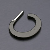 Detail View 3 of Colorline Basic Steel Loop Septum Clicker-Black