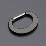 Detail View 2 of Colorline Basic Steel Loop Septum Clicker-Black