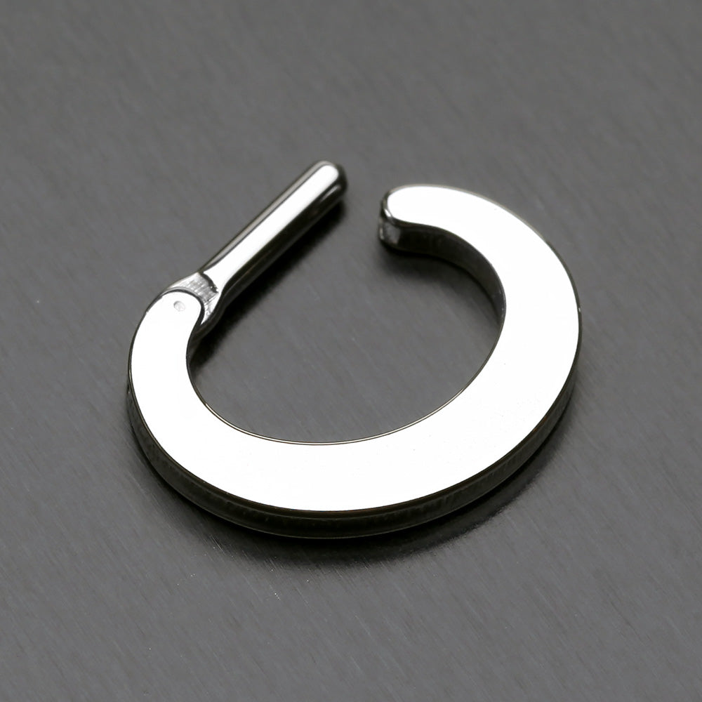Detail View 3 of Basic Steel Loop Septum Clicker-Steel