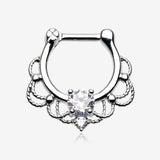 Turan Sparkle Septum Clicker Ring