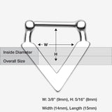 Detail View 1 of Urban Chevron Arrow Septum Clicker