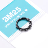 Detail View 3 of Blackline Classic Chain Link Clicker Hoop Ring