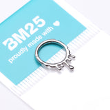 Detail View 3 of Dripping Ooze Clicker Hoop Ring