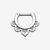 Imperial Filigree Septum Clicker-Steel