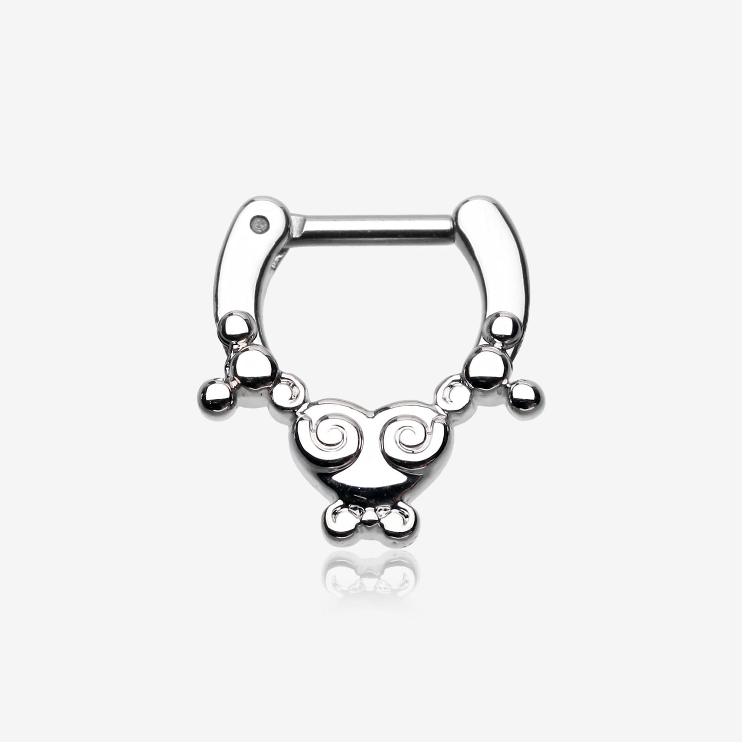 Tribal Saia Septum Clicker-Steel