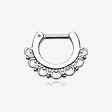 Majestic Ornate Filigree Septum Clicker