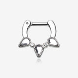 Sparkle Trident Septum Clicker*