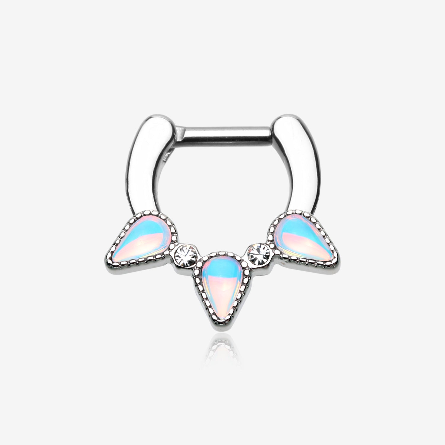 Iridescent Revo Trident Septum Clicker