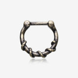 Vintage Rustica Lasca Septum Clicker Ring