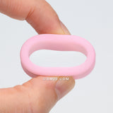 A Pair Of Soft Pastel Silicone Double Flared Tunnel Plug