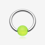 UV Acrylic Ball Top Captive Bead Ring