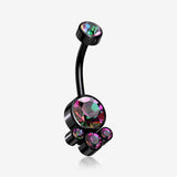 Blackline Majestic Sparkle Bali Internally Threaded Belly Button Ring