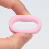 A Pair Of Soft Pastel Silicone Double Flared Tunnel Plug