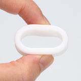 A Pair of Flexible Silicone Double Flared Ear Gauge Tunnel Plug