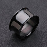 Detail View 1 of A Pair of Blackline Steel Double Flared Ear Gauge Flesh Tunnel Plug