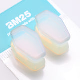 Detail View 3 of A Pair of Opalite Stone Casket Double Flared Plug