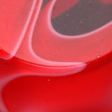 Detail View 3 of A Pair of Marble Swirl Acrylic Double Flared Ear Gauge Plug-Red