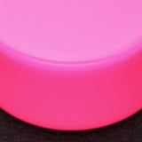 Detail View 3 of A Pair of Neon Colored UV Acrylic Double Flared Ear Gauge Plug-Pink